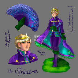 Prince Paon (from the Fanfic "i put this heavy heart in you (it's not your fault" on Ao3) Prince Paon (from the Fanfic "i put this heavy heart in you (it's not your fault" on Ao3)